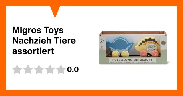 Image du produit Migros Toys Nachzieh Tiere assortiert