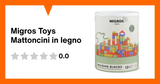 Image du produit Migros Toys Mattoncini in legno