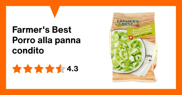 Produktbild zu Farmer's Best Porro alla panna condito