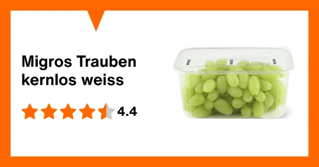Image du produit Migros Trauben kernlos weiss