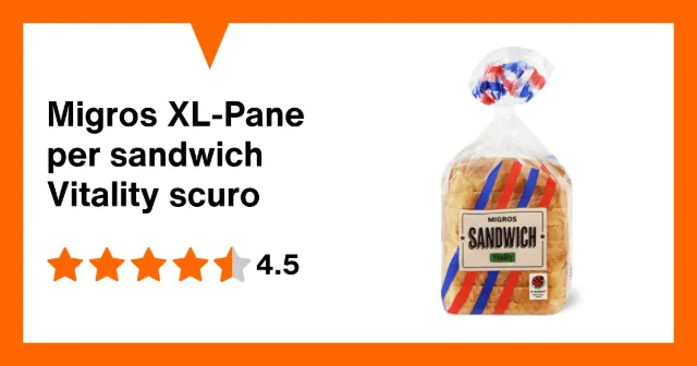 Image du produit Migros XL-Pane per sandwich Vitality scuro