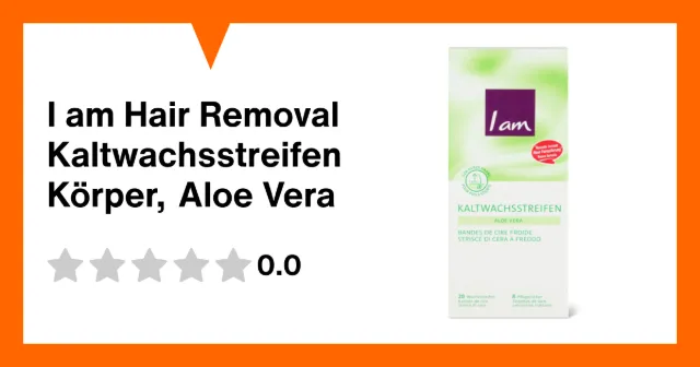 Image du produit I am Hair Removal Kaltwachsstreifen Körper, Aloe Vera