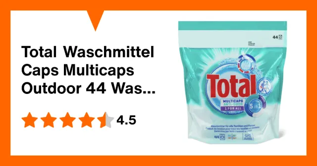 Produktbild zu Total Waschmittel Caps Multicaps Outdoor 44 Waschgänge