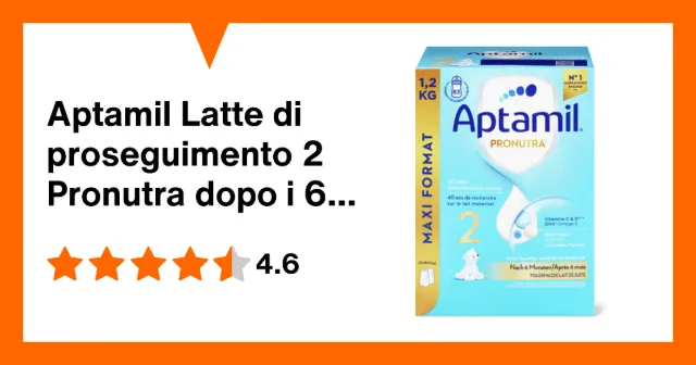 Image du produit Aptamil Latte di proseguimento 2 Pronutra dopo i 6 mesi