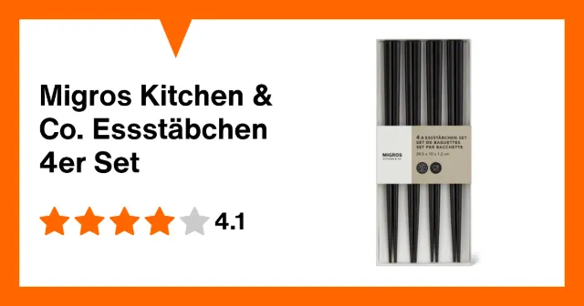 Image du produit Migros Kitchen & Co. Essstäbchen 4er Set