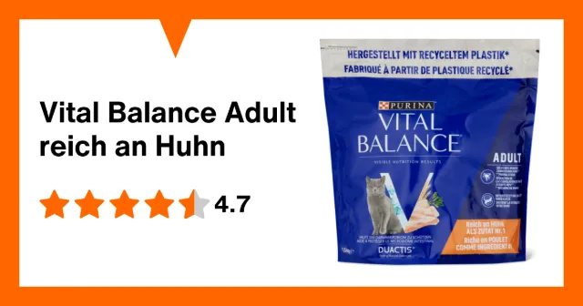 Produktbild zu Vital Balance Adult reich an Huhn