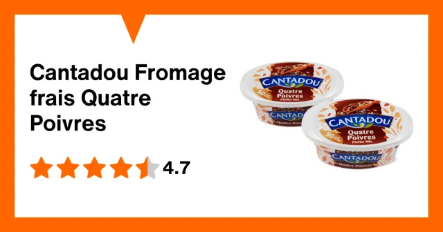 Produktbild zu Cantadou Fromage frais Quatre Poivres