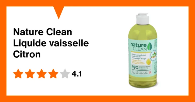 Image du produit Nature Clean Liquide vaisselle Citron