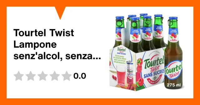 Immagine del prodotto Tourtel Twist Lampone senz'alcol, senza zucchero