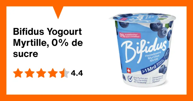 Image du produit Bifidus Yogourt Myrtille, 0% de sucre