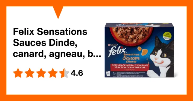 Immagine del prodotto Felix Sensations Sauces Dinde, canard, agneau, bœuf