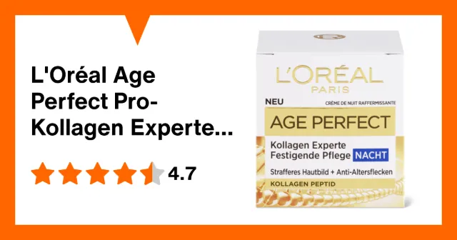 Image du produit L'Oréal Age Perfect Pro-Kollagen Experte straffende Nachtpflege