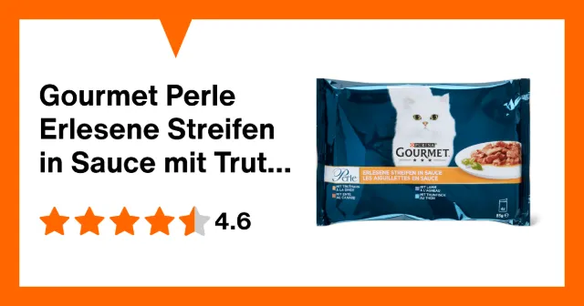 Image du produit Gourmet Perle Erlesene Streifen in Sauce mit Truthahn, Ente, Lamm und Thunfisch