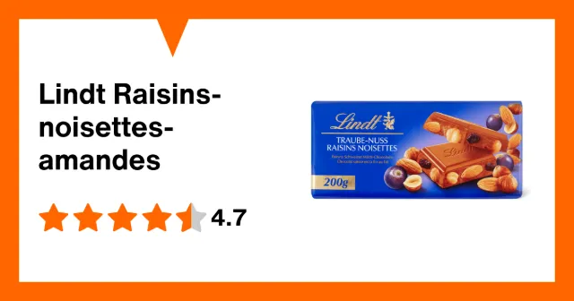Immagine del prodotto Lindt Raisins-noisettes-amandes