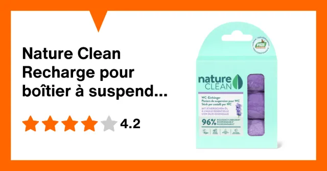 Immagine del prodotto Nature Clean Recharge pour boîtier à suspendre WC Lavande