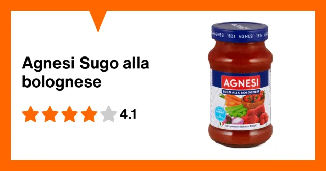 Image du produit Agnesi Sugo alla bolognese