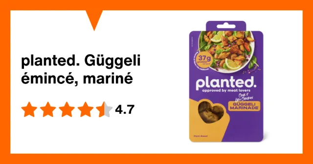 Image du produit planted. Güggeli émincé, mariné