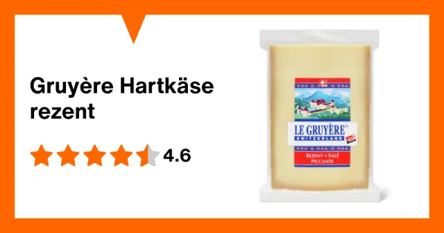 Produktbild zu Gruyère Hartkäse rezent