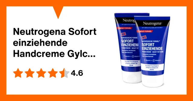 Image du produit Neutrogena Crème pour les mains absorption immédiate Glycérine et vitamine E