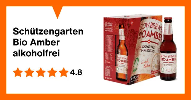 Immagine del prodotto Schützengarten Bio Amber sans alcool