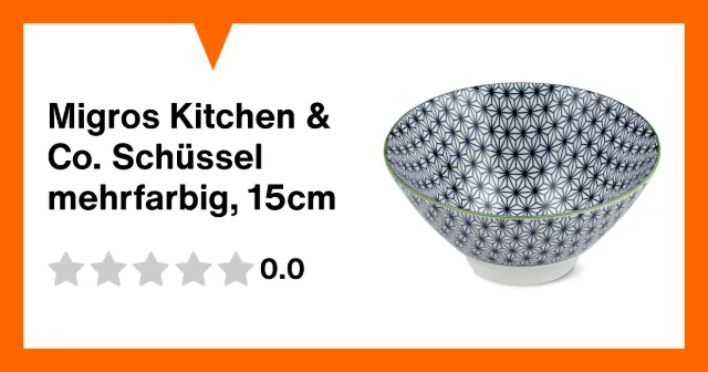 Image du produit Migros Kitchen & Co. Schüssel mehrfarbig, 15cm