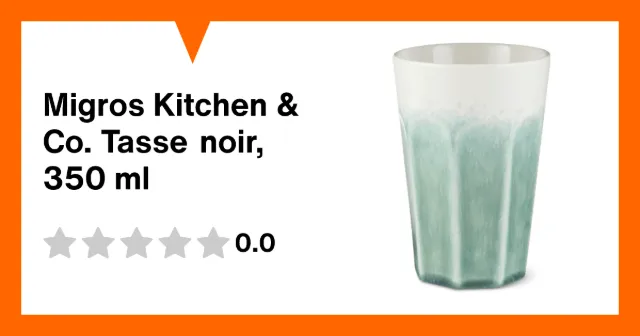 Immagine del prodotto Migros Kitchen & Co. Tasse noir, 350 ml