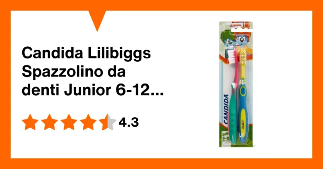 Immagine del prodotto Candida Lilibiggs Spazzolino da denti Junior 6-12 anni
