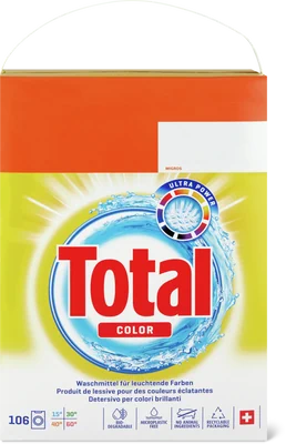 Image du produit Total Lessive en poudre 106 lavages, Color