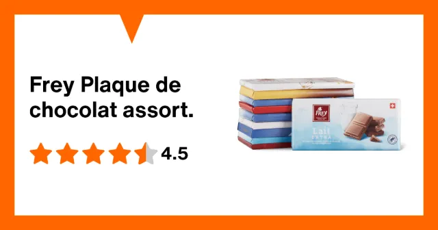 Image du produit Frey Plaque de chocolat assort.