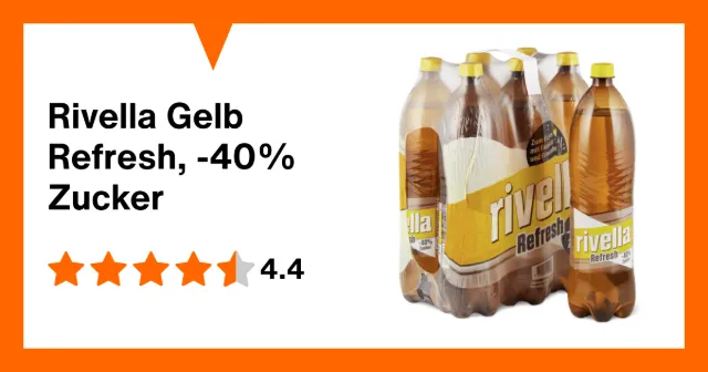 Immagine del prodotto Rivella Gialla Refresh, -40% di zucchero