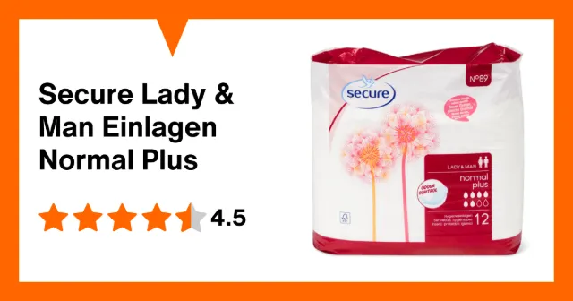 Produktbild zu Secure Lady & Man Einlagen Normal Plus