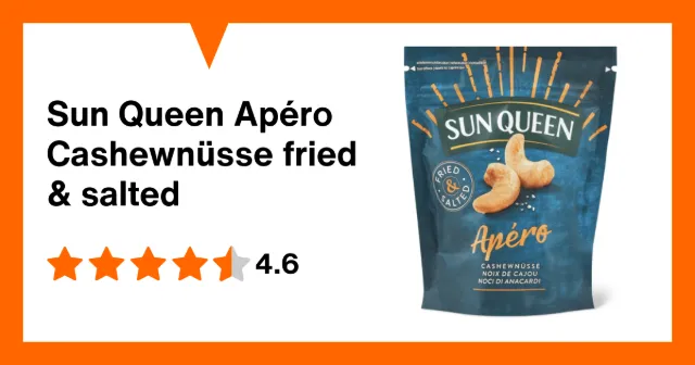 Immagine del prodotto Sun Queen Apéro Cashewnüsse fried & salted