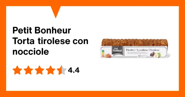 Immagine del prodotto Petit Bonheur Torta tirolese con nocciole