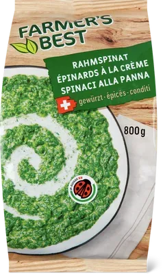 Image du produit Farmer's Best Rahmspinat gewürzt