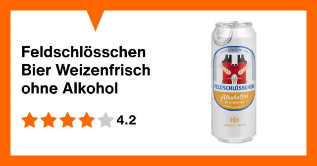 Image du produit Feldschlösschen Bier Weizenfrisch ohne Alkohol
