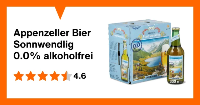 Image du produit Appenzeller Bier Sonnwendlig 0.0% sans alcool