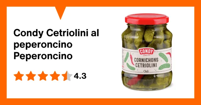 Immagine del prodotto Condy Cetriolini al peperoncino Peperoncino