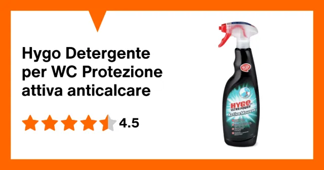 Produktbild zu Hygo Detergente per WC Protezione attiva anticalcare