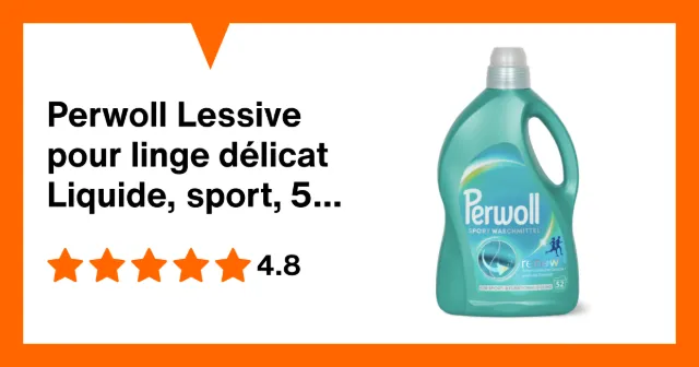 Produktbild zu Perwoll Lessive pour linge délicat Liquide, sport, 52 lavages