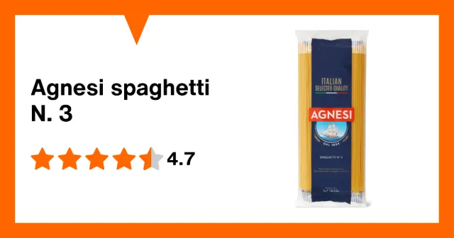 Immagine del prodotto Agnesi spaghetti N. 3