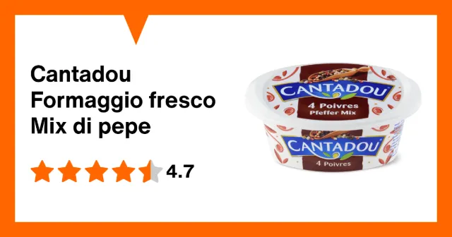 Produktbild zu Cantadou Formaggio fresco Mix di pepe