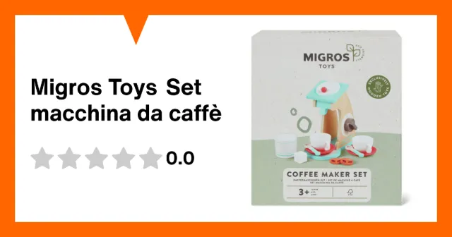 Produktbild zu Migros Toys Set macchina da caffè