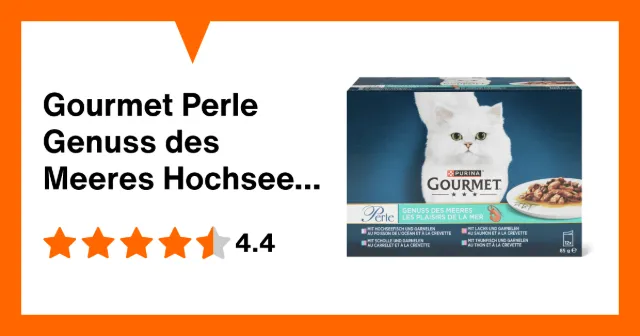 Image du produit Gourmet Perle Genuss des Meeres Hochseefisch, Garnelen, Lachs, Scholle und Thunfisch