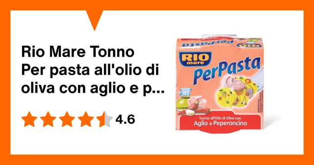 Image du produit Rio Mare Tonno Per pasta all'olio di oliva con aglio e peperoncino