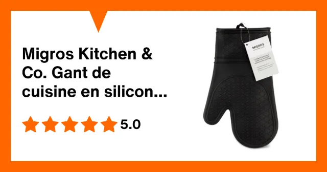 Image du produit Migros Kitchen & Co. Gant de cuisine en silicone noir
