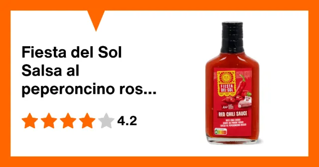 Image du produit Fiesta del Sol Salsa al peperoncino rosso extra piccante