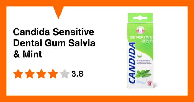 Produktbild zu Candida Sensitive Dental Gum Salvia & Mint