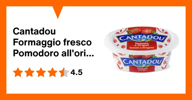 Produktbild zu Cantadou Formaggio fresco Pomodoro all'origano