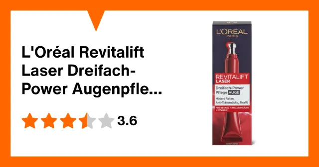 Immagine del prodotto L'Oréal Revitalift Laser Dreifach-Power Augenpflege