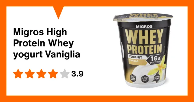 Immagine del prodotto Migros High Protein Whey yogurt Vaniglia